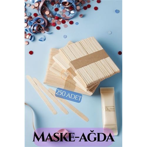 Tekno-Firsat Yüz Cilt ve Ağda Spatulası 250 Adet