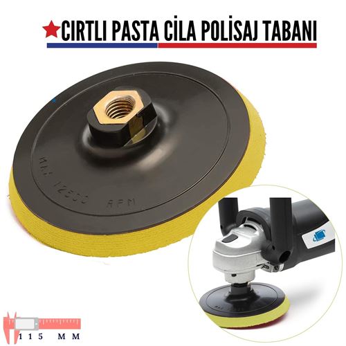 Tekno-Firsat Brianza 115 mm Zımpara Polisaj Taşlama Tabanı