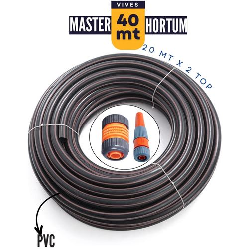 Tekno-Firsat 40 Metre Master Bahçe Hortumu Sulama Aparatı HEDİYELİ