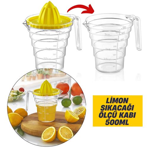 Tekno-Firsat Waugh Ölçülü 500 Ml Limon Portakal Sıkacağı