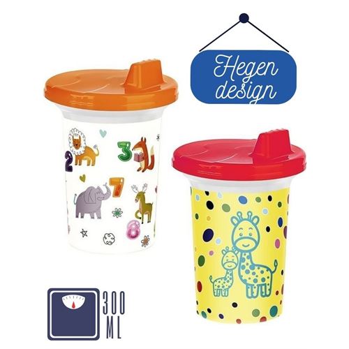 Tekno-Firsat Henge 2 Lİ Bebek Alıştırma Bardağı 300 ML