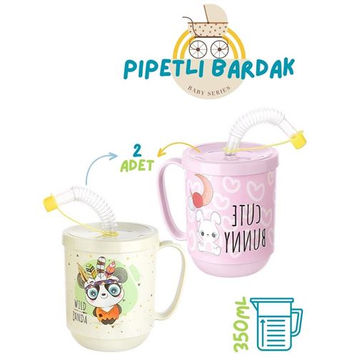 Tekno-Firsat Pipetli Bardak 2 li Momma Design