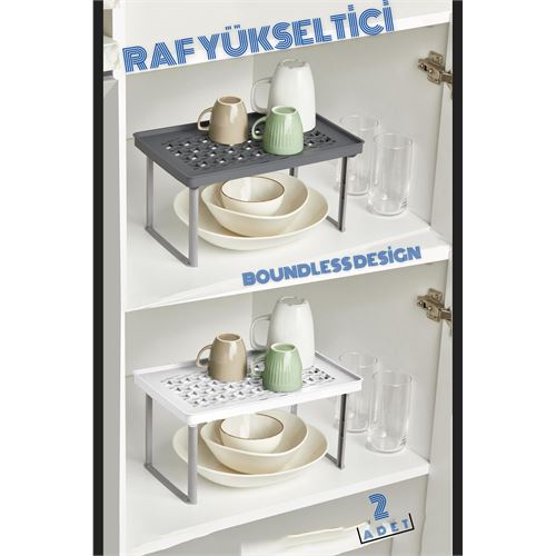 Tekno-Firsat Dolap İçi Raf Yükseltici 2 ADET Boundless Design