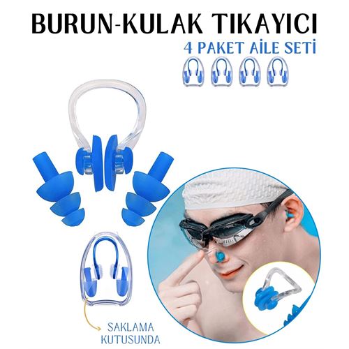 Tekno-Firsat Kulak ve Burun Tıkayıcı Havuz 4 lü Aile Seti