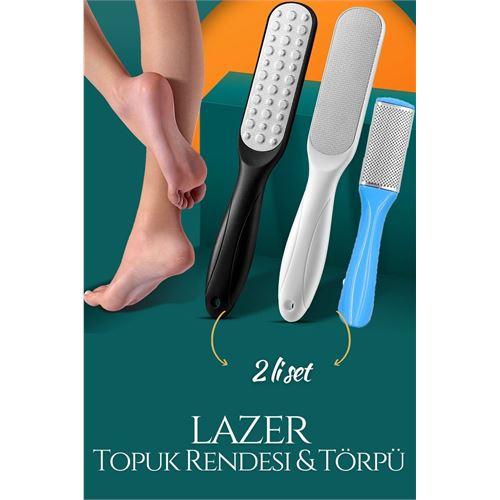 Tekno-Firsat Lazer Topuk Törpüsü+Topuk Rendesi ve Törpü 2 li Set