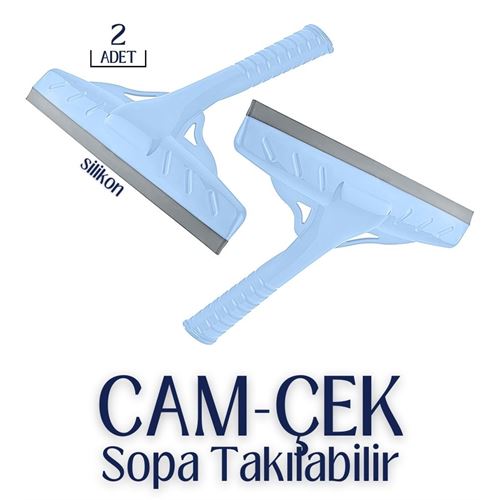 Tekno-Firsat 2 li Silikon Uçlu Cam Sil Çekçek 22 Cm