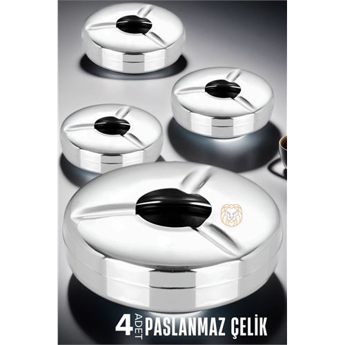 Tekno-Firsat 4 lü Set Çelik Küllük Vercher Design