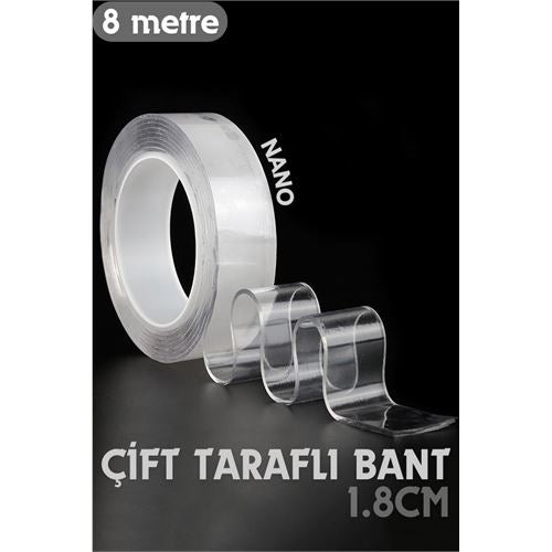 Tekno-Firsat 8 Metre Çift Taraflı Yapıştırıcı Bant Çivisiz Montaj 718950