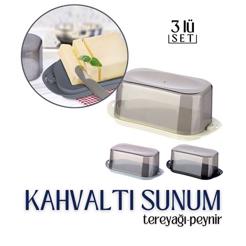 Tekno-Firsat Kahvaltı Saklama ve Sunum 3 lü SET 719066