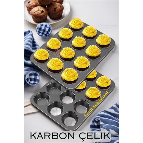 Tekno-Firsat 12 li Muffin Kalıbı S.Sebastiani Design 719516