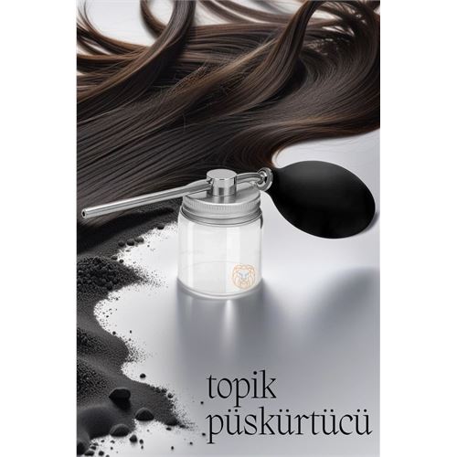 Tekno-Firsat Saç Topik Pudra Püskürtme Şişesi