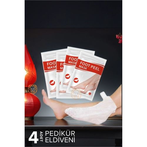 Tekno-Firsat Argan Pedikür Bakım Çorabı 4 ADET SET