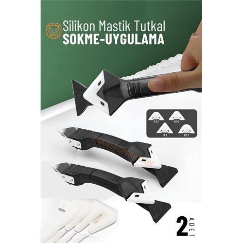 Tekno-Firsat Silikon Mastik Tutkal Sökme ve Uygulama 2 Lİ SET