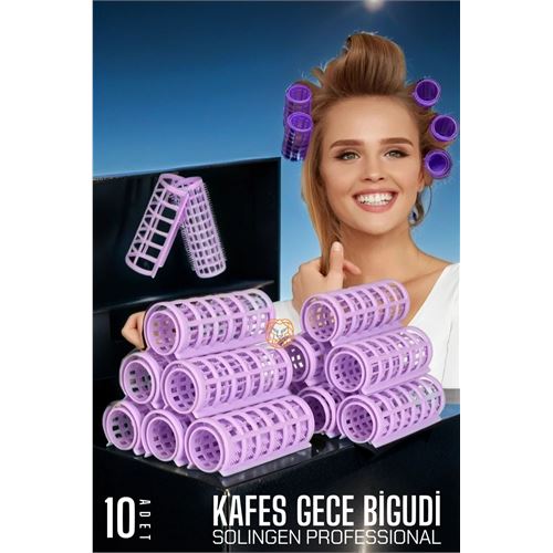 Tekno-Firsat Kafes Gece Bigudisi 2.5 cm 10 Adet Solingen Professional