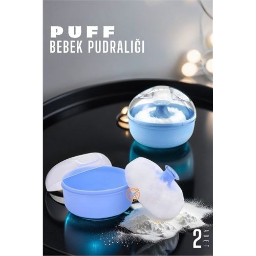 Tekno-Firsat Bebek Pudralığı Puff Pudralık 2 ADET