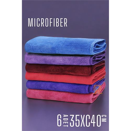 Tekno-Firsat MicroFiber Temizlik Bezi 6 ADET