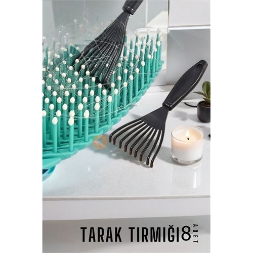 Tekno-Firsat 8 ADET Tarak Temizleyici Mini Tırmık   714617	 Toptan Paket