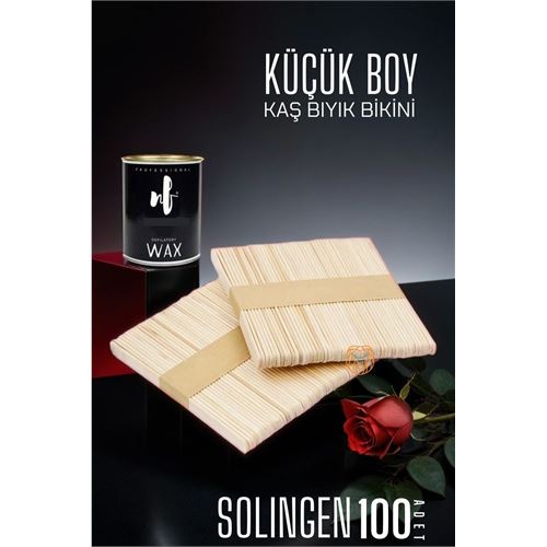 Tekno-Firsat Ağda Spatulası Solingen Küçük Boy 100 ADET